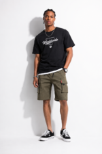 Cargo Bermuda Herren in Khaki