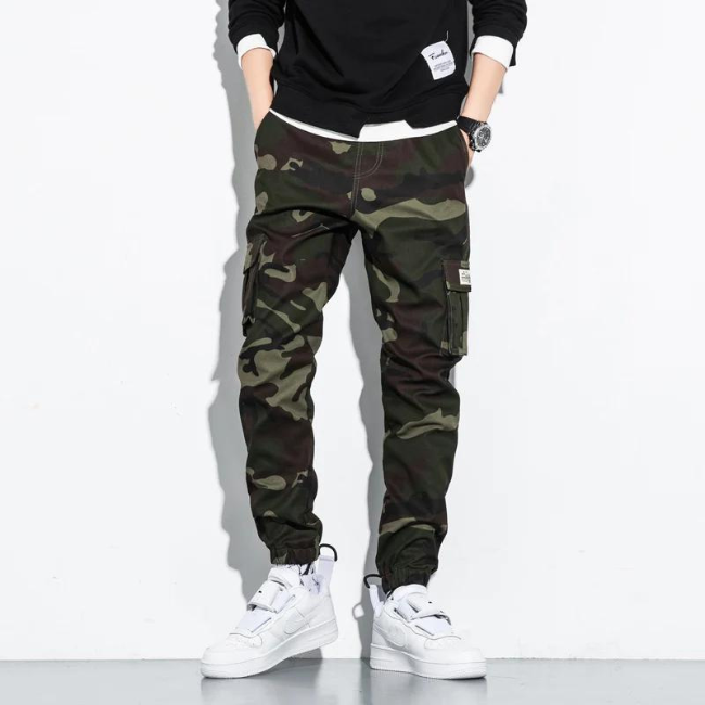 Designsanstitre_35.png Camouflage Print Cargohose Herren