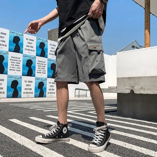 Cargo Shorts Herren in Grau