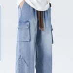 Cargo Jeans Herren Wide Leg