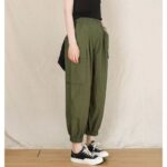 Cargohose Teenager Mädchen Grün