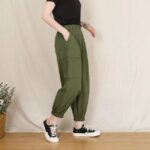 Cargohose Teenager Mädchen Grün