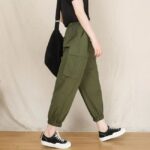 Cargohose Teenager Mädchen Grün