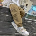 Cargohose Jungen Beige