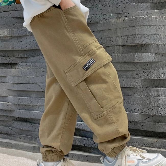 Cargohose Jungen Beige