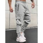 Hellgraue Cargo Jogger Herren