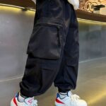 Cargo Jogger Kinder Schwarz