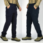 Vintage Cargohose Herren Straight Fit