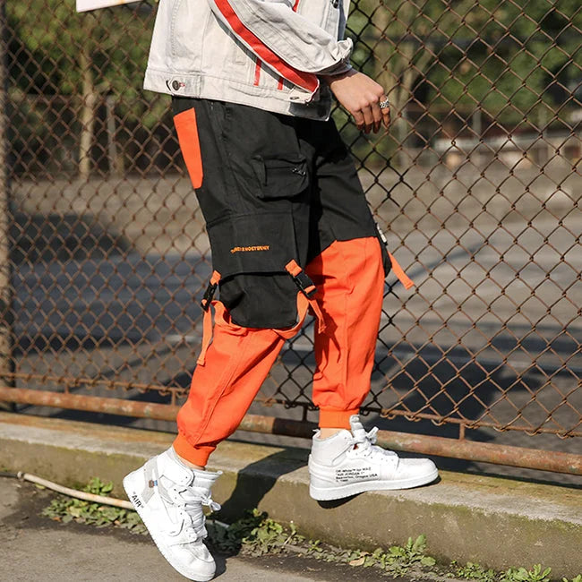 Orange Cargohose Herren