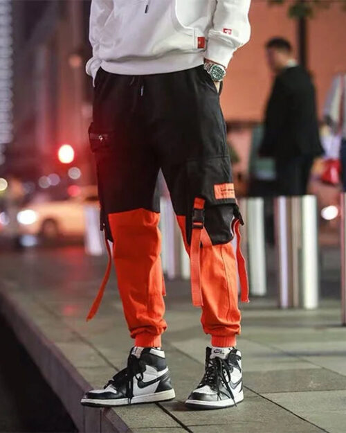 Orange Cargohose Herren
