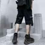 Streetwear Cargo Shorts Herren in Schwarz