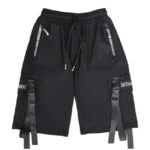 Streetwear Cargo Shorts Herren in Schwarz