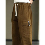 Khaki Baggy Cargohose Herren Hip Hop