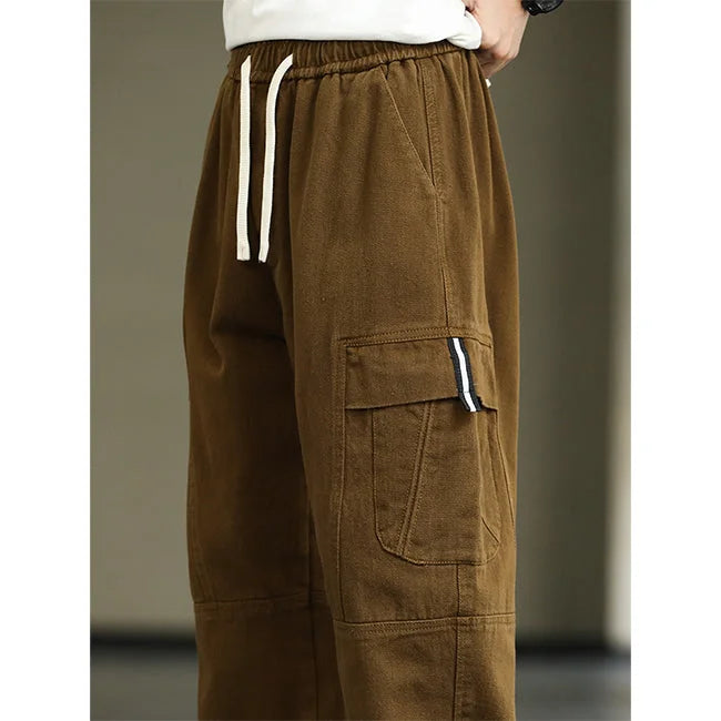 Khaki Baggy Cargohose Herren Hip Hop