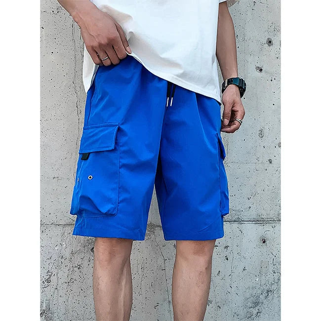 Cargo Shorts Herren Schwarz