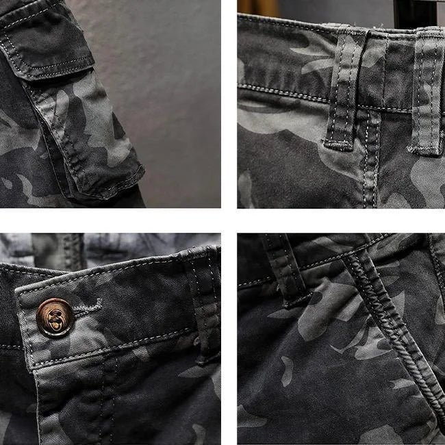 Camouflage Cargo Jeans Herren