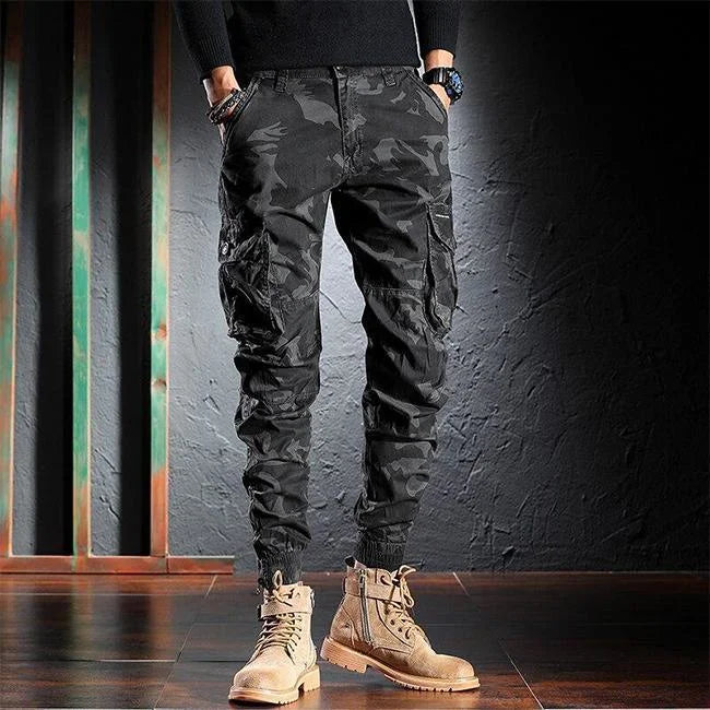 Camouflage Cargo Jeans Herren