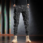 Camouflage Cargo Jeans Herren