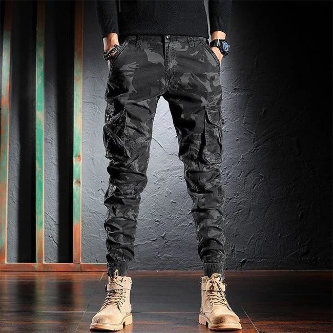 Camouflage Cargo Jeans Herren