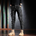Camouflage Cargo Jeans Herren