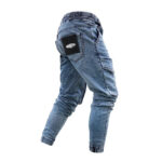 Cargo Jeans Herren Blau Slim