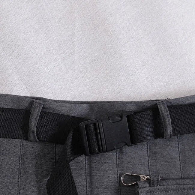 Plissierter Cargo Rock für Damen mit Tasche
