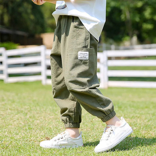 Cargohose Mädchen Khaki