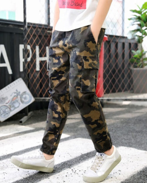 Cargo Jeans Teenager Camouflage