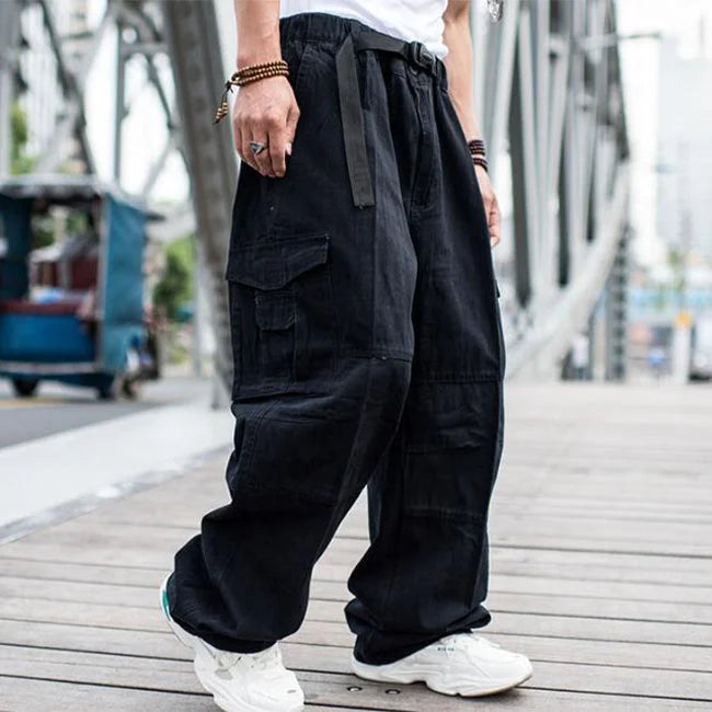 pantalon-cargo-ample-homme-962.jpg Baggy Cargohose Herren Bagstreet