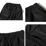 Schwarze Cargohose Herren mit Riemen
