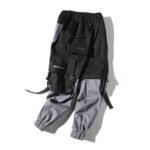 Schwarze Cargohose Herren mit Riemen