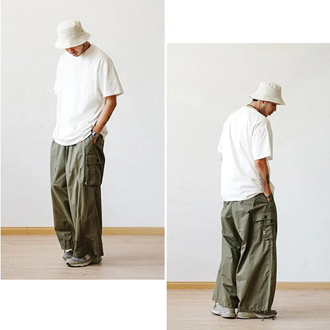 Khaki Baggy Cargohose Herren