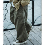 Khaki Baggy Cargohose Herren