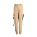 Beige Cargohose Damen Army