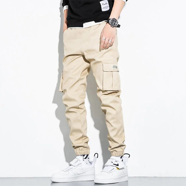 pantalon-cargo-beige-homme-868.jpg Beige Cargohose Herren Slim Fit