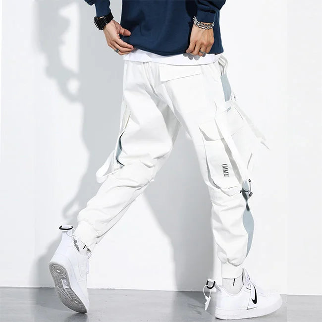 Weiße Cargohose Herren Slim Fit