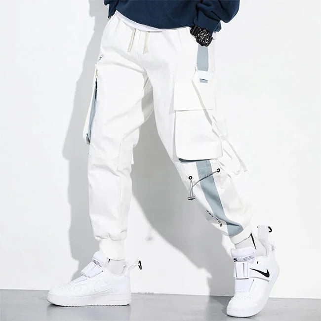 Weiße Cargohose Herren Slim Fit