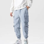 Blaue Streetwear Cargohose Herren