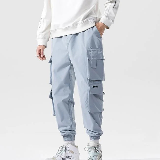 Blaue Streetwear Cargohose Herren