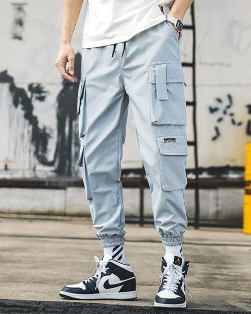 Blaue Streetwear Cargohose Herren