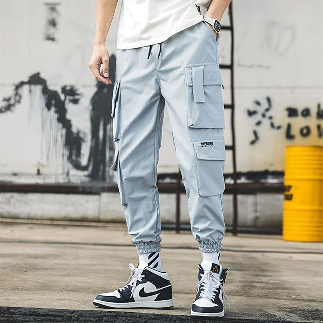 Blaue Streetwear Cargohose Herren