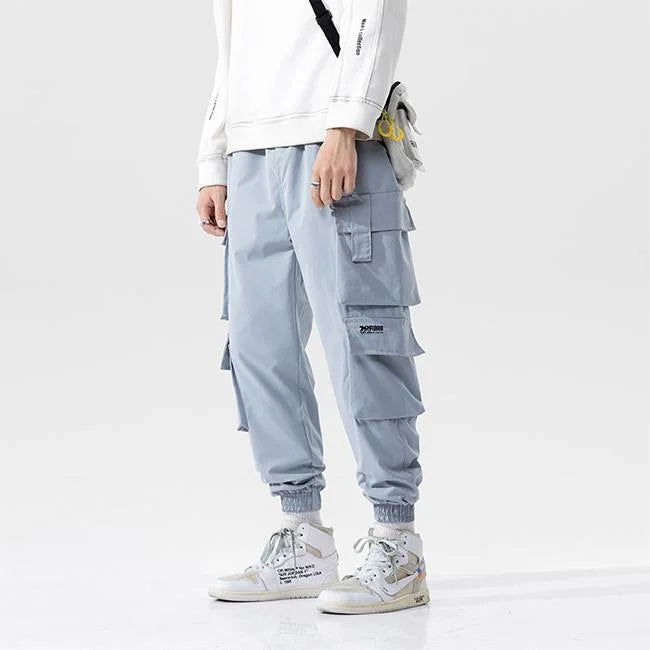Blaue Streetwear Cargohose Herren