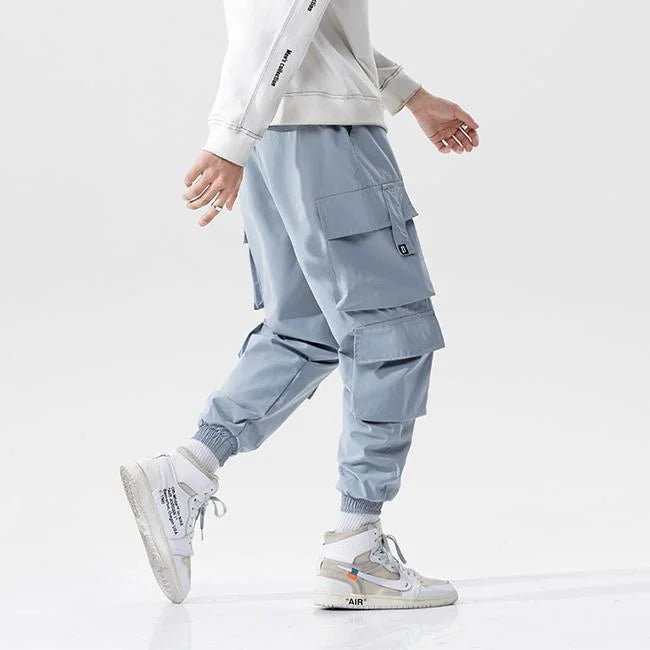 Blaue Streetwear Cargohose Herren