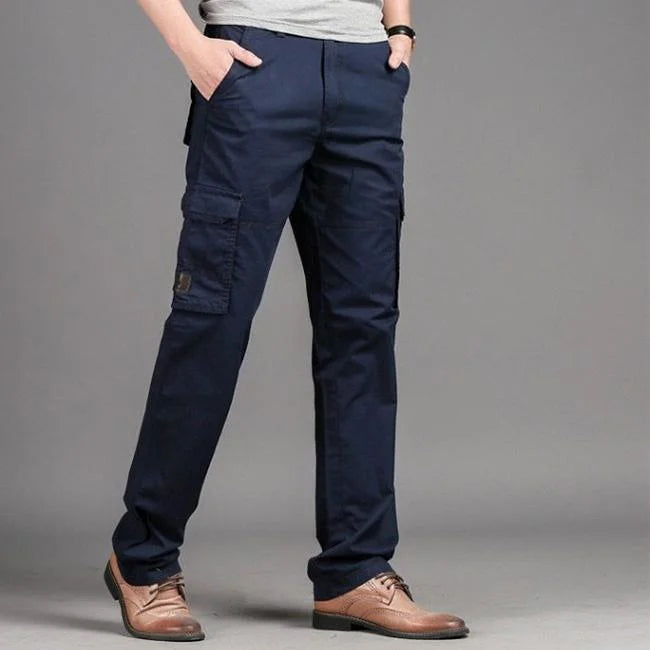 pantalon-cargo-bleu-marine-179.jpg Dunkelblaue Cargo Chino Herren
