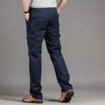 Dunkelblaue Cargo Chino Herren
