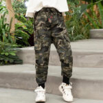 Camouflage Jogger Cargohose Mädchen