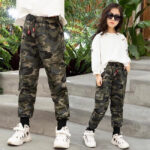 Camouflage Jogger Cargohose Mädchen