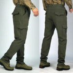 Vintage Cargohose Herren Straight Fit