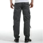 Cargohose Herren Straight Fit mit runden Taschen