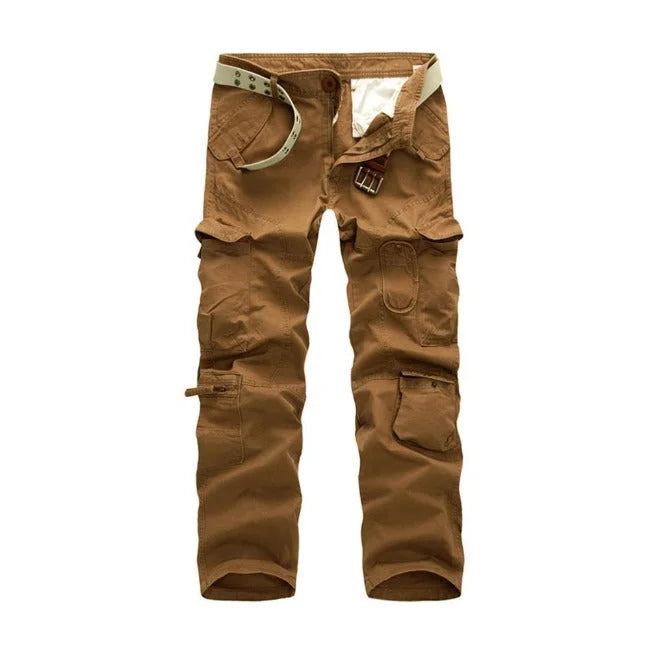 Cargohose Herren Straight Fit mit runden Taschen